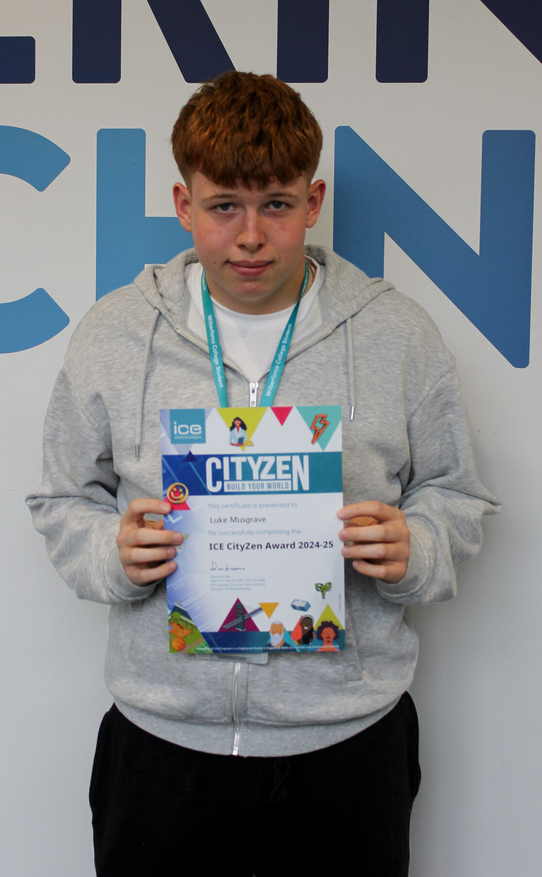 Wilberforce Student Luke Musgrave wins national civil engineering competition